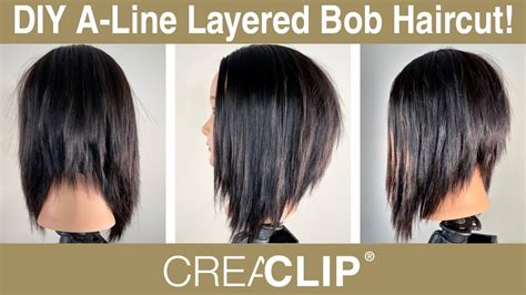 a line with layers haircut